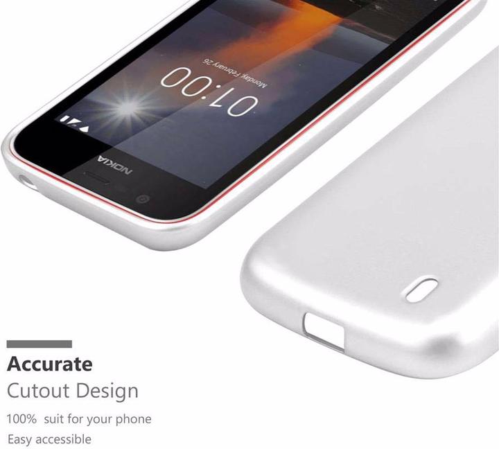 Immagine prodotto Cadorabo Copertura metallica opaca in TPU (Nokia 1)