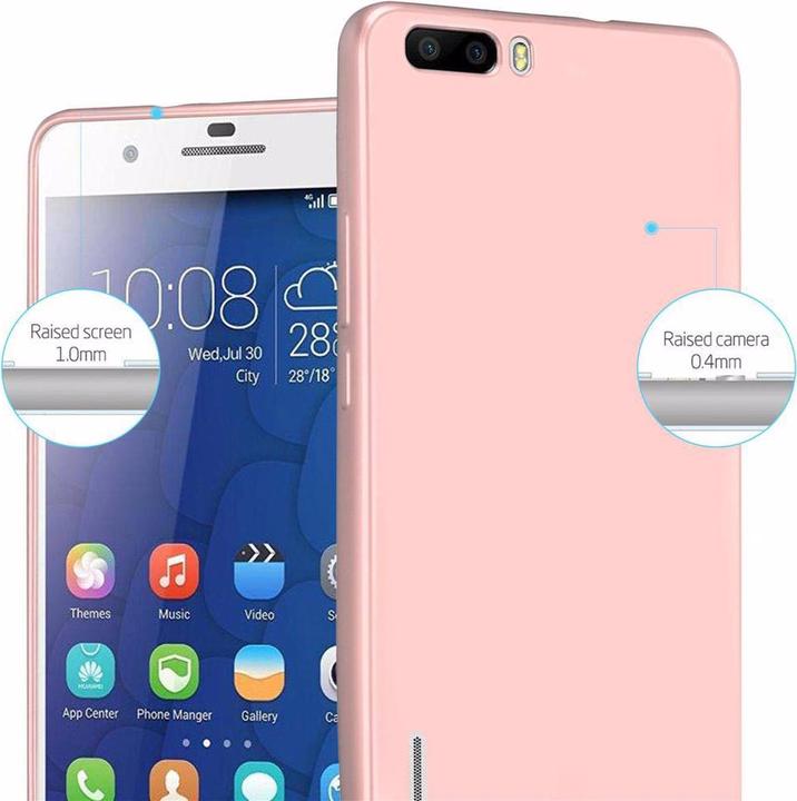 Productafbeelding Cadorabo TPU Matte Metallic hoes (Honor 6 Plus)