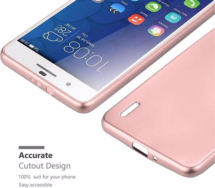 Productafbeelding Cadorabo TPU Matte Metallic hoes (Honor 6 Plus)