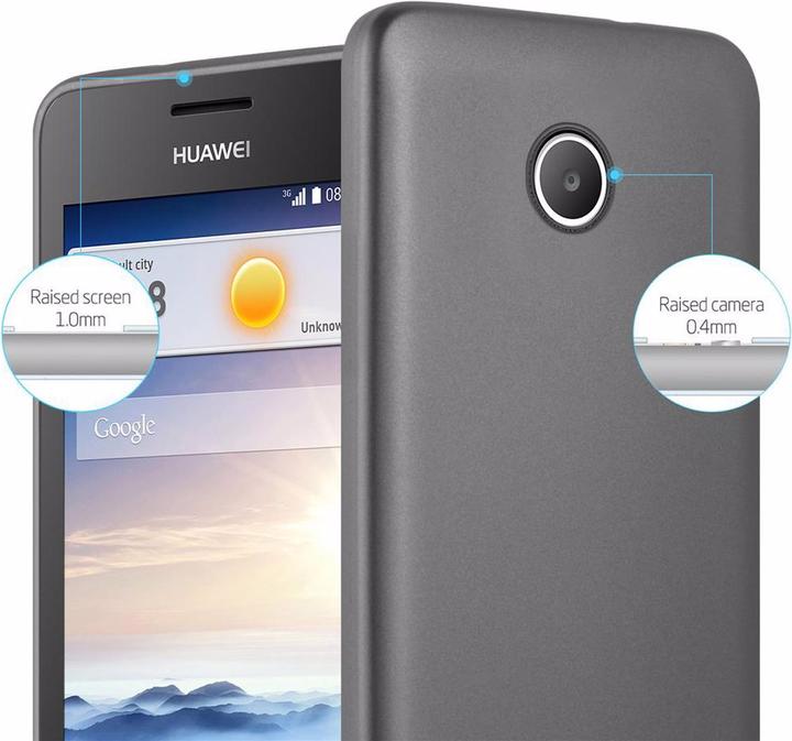 Image du produit Cadorabo Couverture métallique mate TPU (Huawei Ascend Y330)