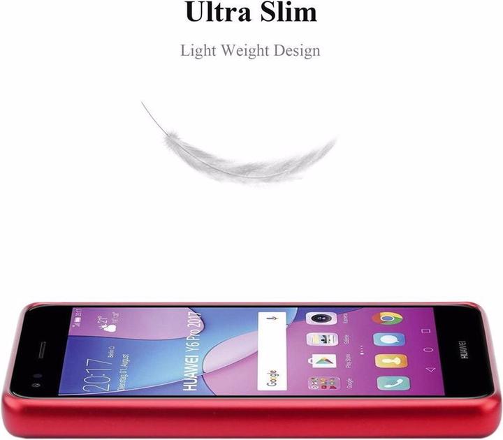 Productafbeelding Cadorabo TPU Matte Metallic hoes (Huawei Y6 Pro (2017))