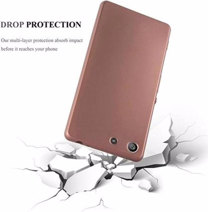 Image du produit Cadorabo Couverture métallique mate TPU (Sony Xperia M5)