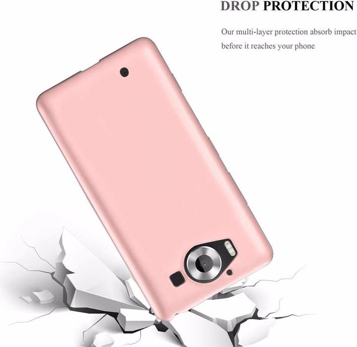 Image du produit Cadorabo Couverture métallique mate TPU (Nokia Lumia 950 XL)