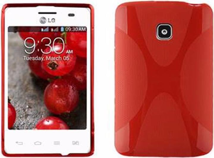 Actual product image Cadorabo TPU X-Line Cover (Optimus L3)