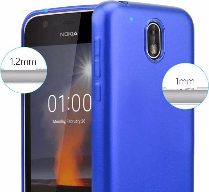 Actual product image Cadorabo TPU Matt Metallic Cover (Nokia 1)