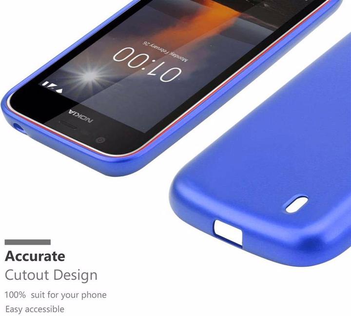 Actual product image Cadorabo TPU Matt Metallic Cover (Nokia 1)