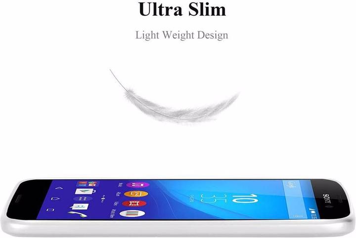 Actual product image Cadorabo TPU Matt Metallic Cover (Sony Xperia M4 Aqua)