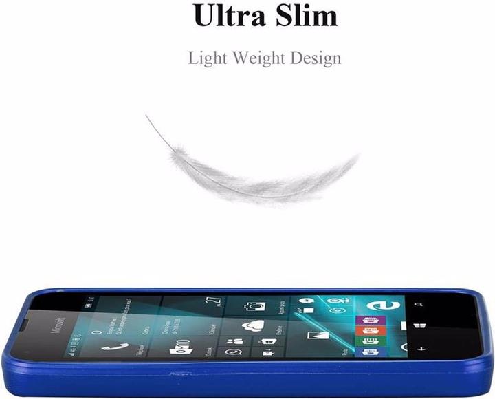 Actual product image Cadorabo TPU Matt Metallic Cover (Microsoft Lumia 550)