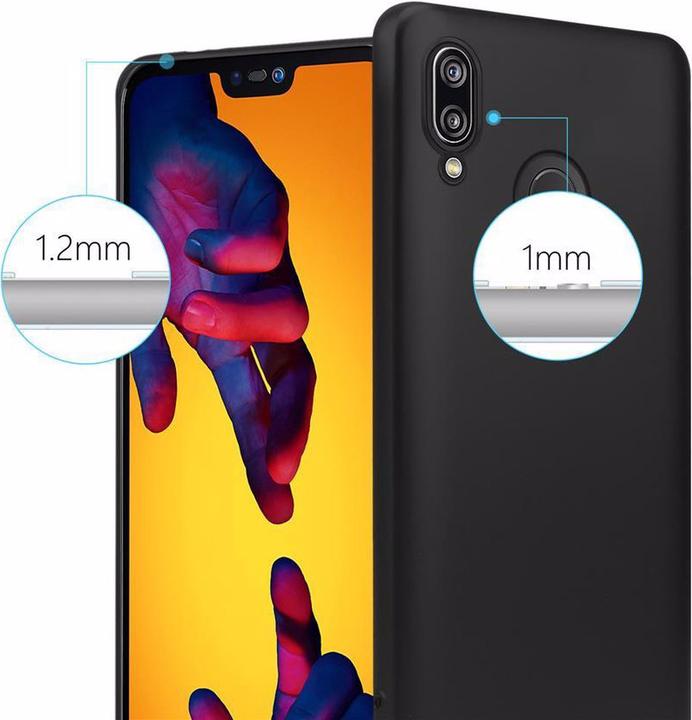Image du produit Cadorabo Couverture métallique mate TPU (Huawei P20 Lite)