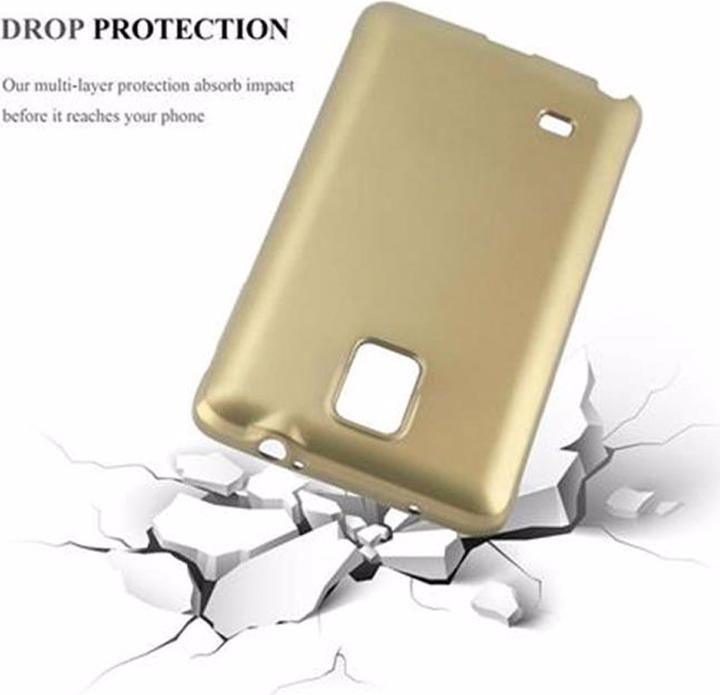 Image du produit Cadorabo Couverture métallique mate TPU (Samsung Galaxy Note 4)