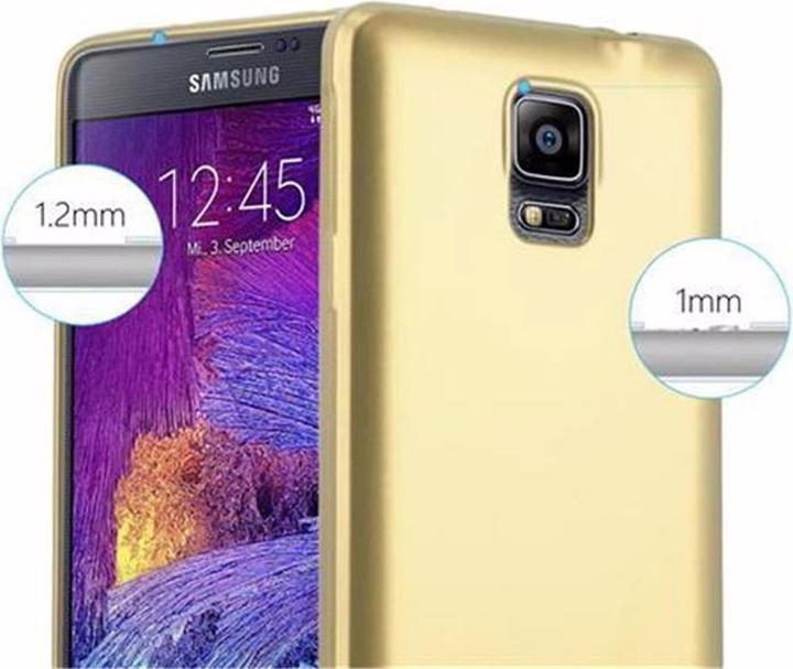Image du produit Cadorabo Couverture métallique mate TPU (Samsung Galaxy Note 4)