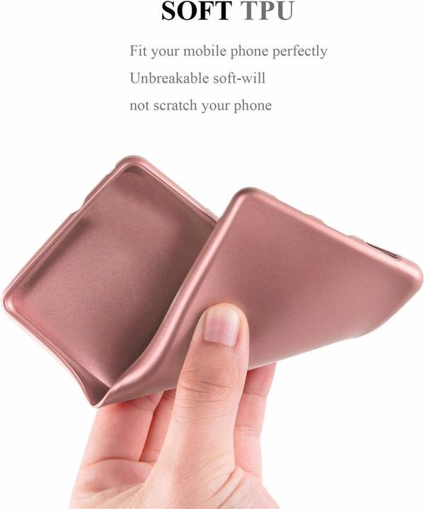 Actual product image Cadorabo TPU Matt Metallic Cover (Huawei P30 Lite)