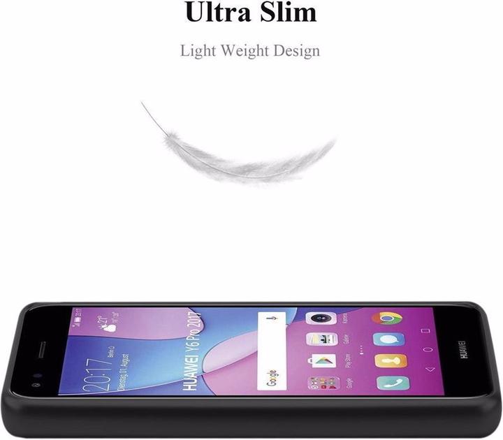 Actual product image Cadorabo TPU Matt Metallic Cover (Huawei Y6 Pro (2017))