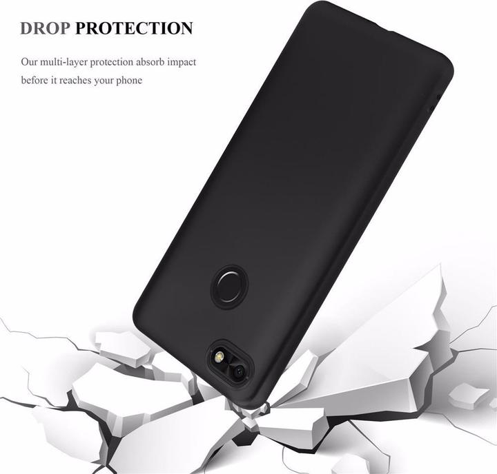 Actual product image Cadorabo TPU Matt Metallic Cover (Huawei Y6 Pro (2017))
