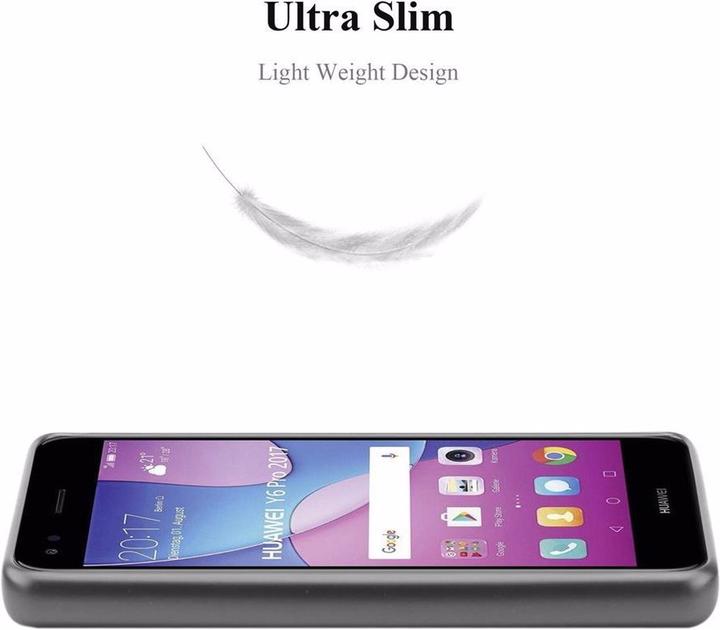 Image du produit Cadorabo Couverture métallique mate TPU (Huawei Y6 Pro (2017))