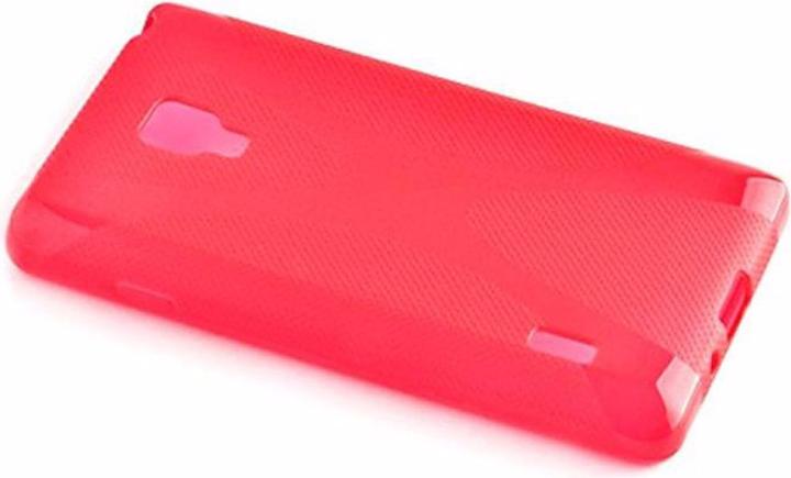 Actual product image Cadorabo TPU X-Line Cover (LG Optimus L7 II)