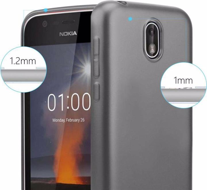 Image du produit Cadorabo Couverture métallique mate TPU (Nokia 1)