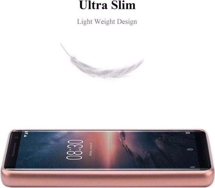 Actual product image Cadorabo TPU Matt Metallic Cover (Nokia 8 Sirocco)