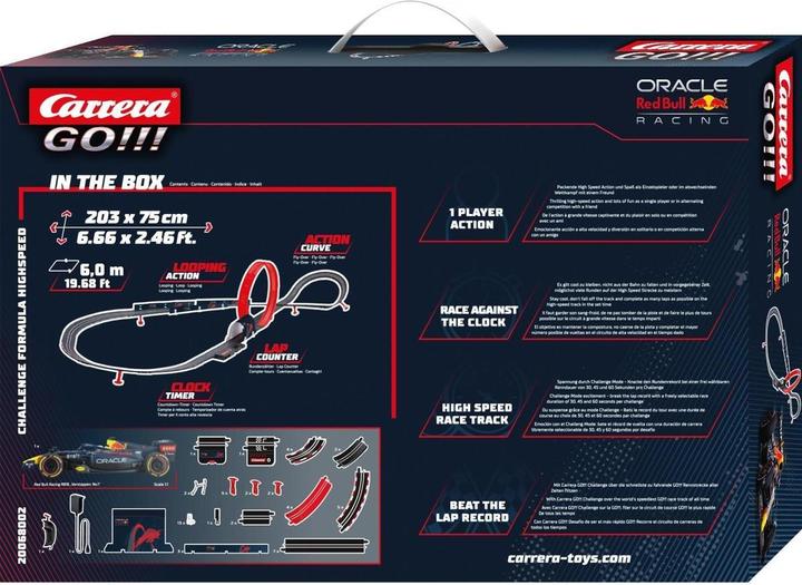 Actual product image Carrera GO! Challenger Formula Highspeed
