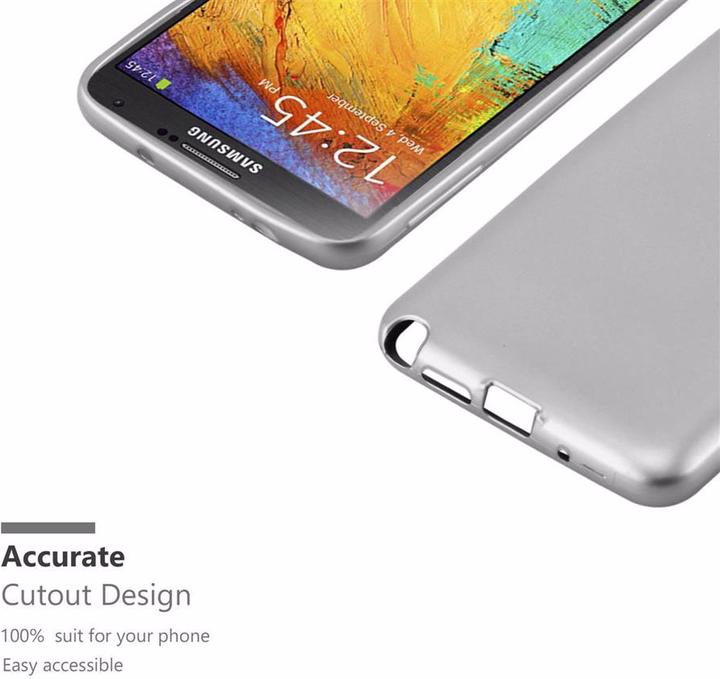 Produktbild Cadorabo TPU Matt Metallic Cover (Samsung Galaxy Note 3 Neo)
