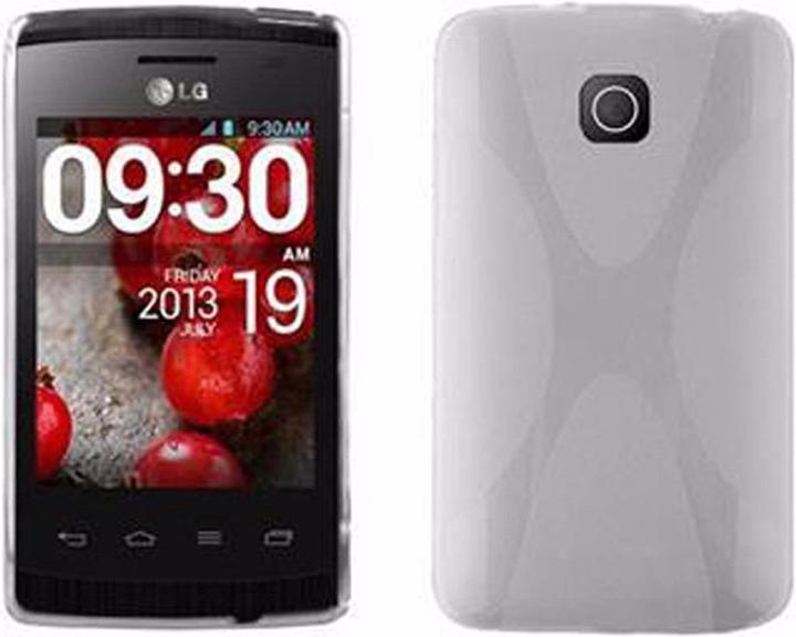Produktbild Cadorabo TPU X-Line Cover (LG Optimus L1 II)