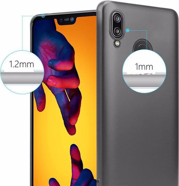 Image du produit Cadorabo Couverture métallique mate TPU (Huawei P20 Lite)