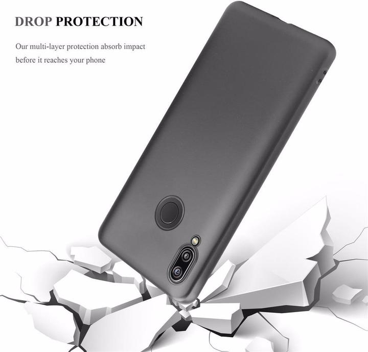 Image du produit Cadorabo Couverture métallique mate TPU (Huawei P20 Lite)