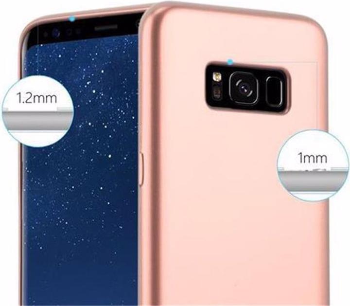 Produktbild Cadorabo TPU Matt Metallic Cover (Samsung Galaxy S8+)