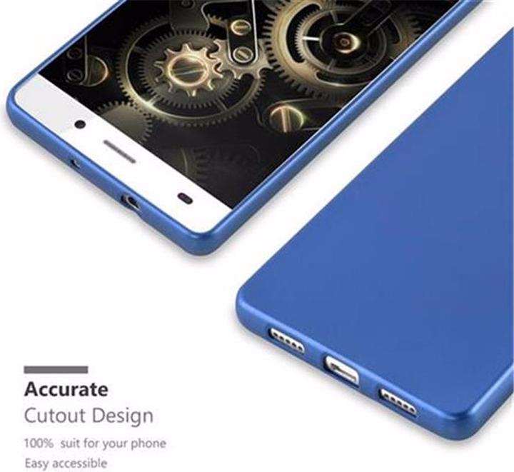 Productafbeelding Cadorabo TPU matte metalen hoes (Huawei P8 Lite)