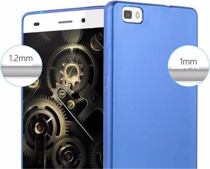 Productafbeelding Cadorabo TPU matte metalen hoes (Huawei P8 Lite)