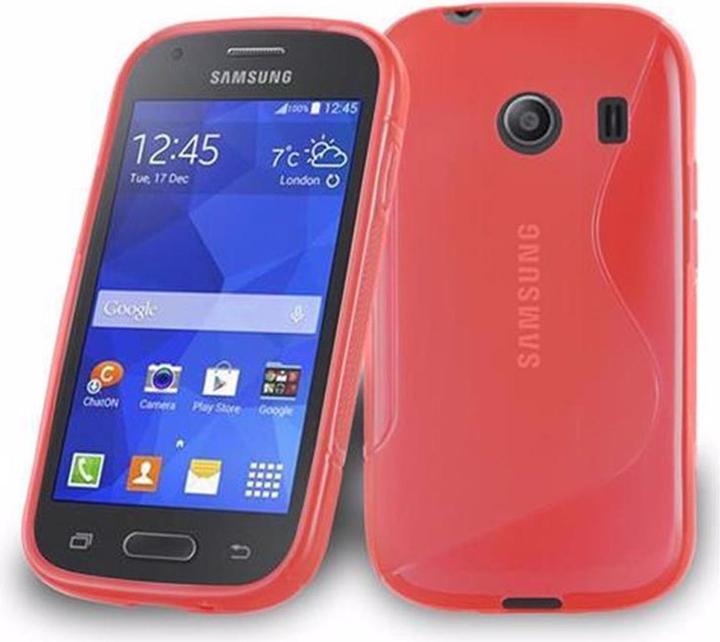 Actual product image Cadorabo TPU S-Line Cover (Samsung Galaxy Ace Style)