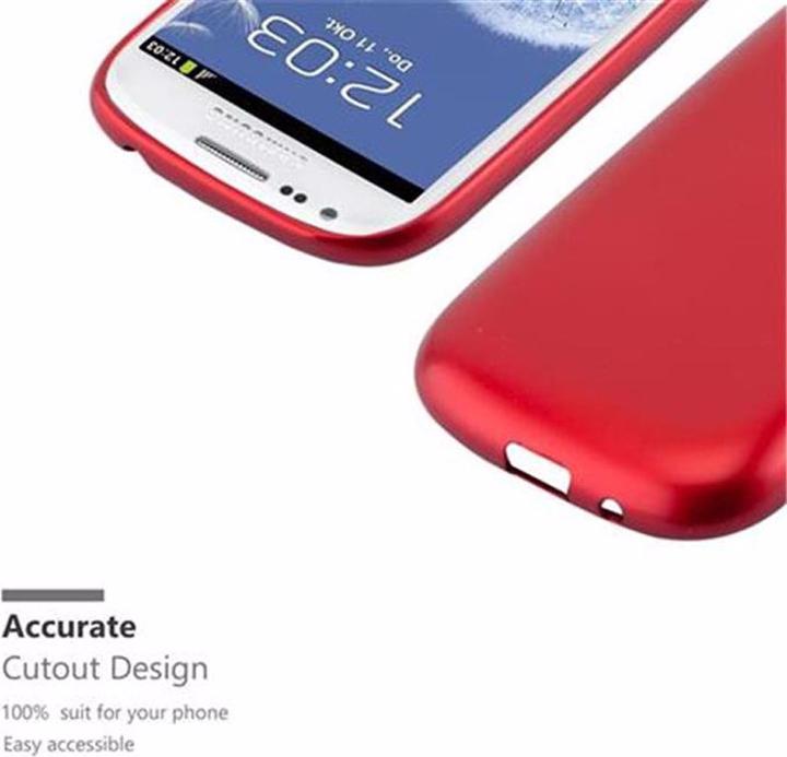 Productafbeelding Cadorabo TPU matte metalen hoes (Samsung Galaxy S3 Mini)