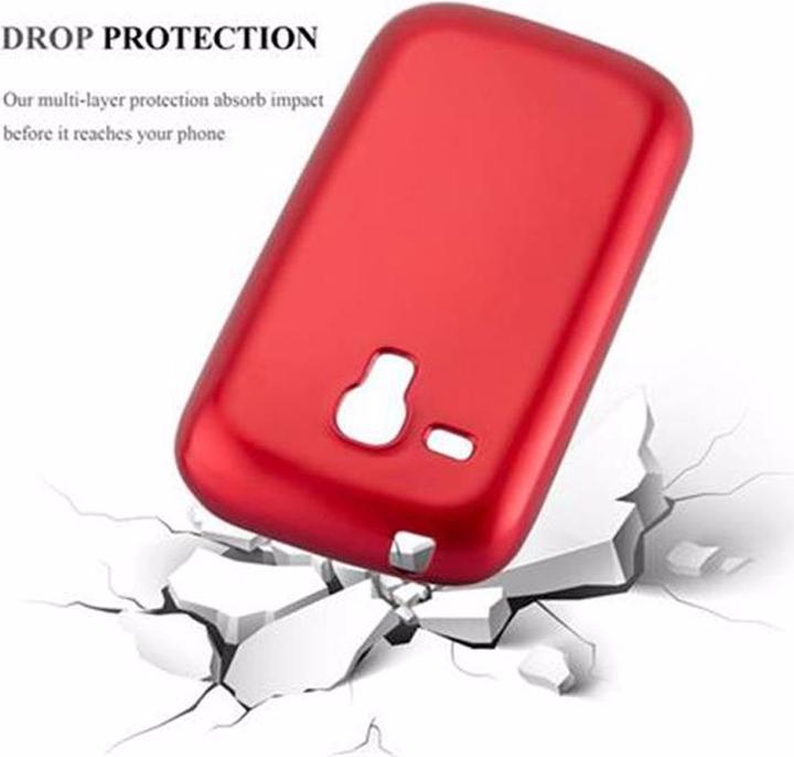 Productafbeelding Cadorabo TPU matte metalen hoes (Samsung Galaxy S3 Mini)