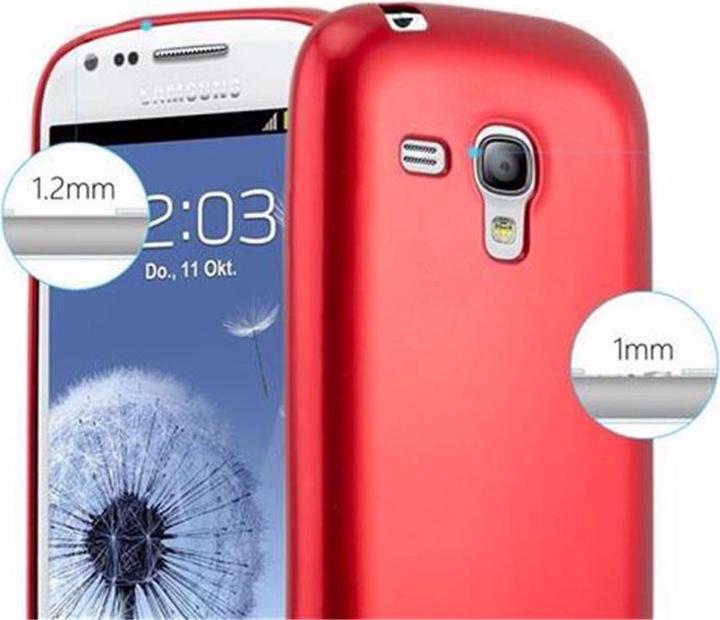 Productafbeelding Cadorabo TPU matte metalen hoes (Samsung Galaxy S3 Mini)