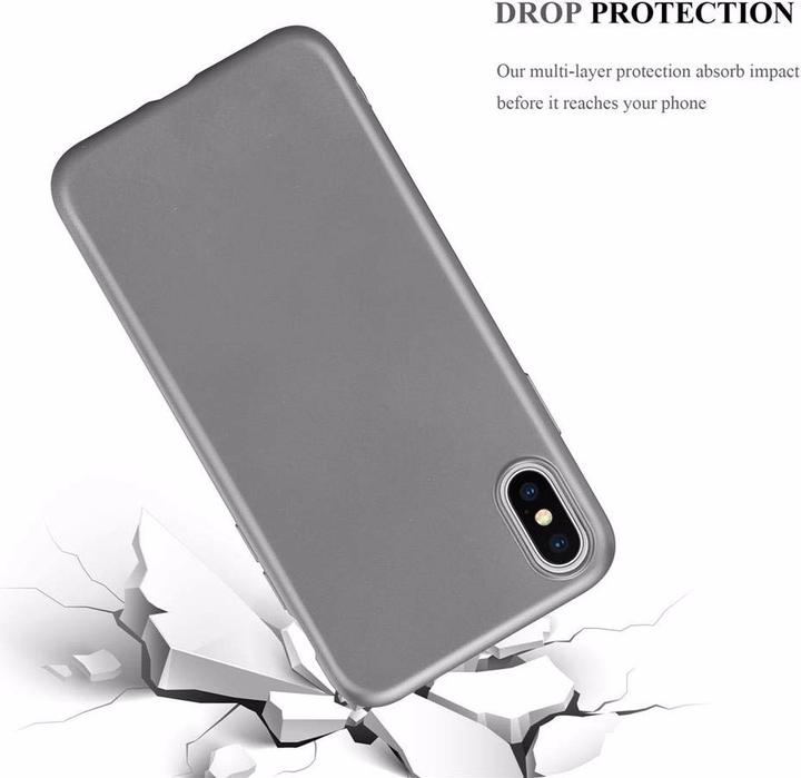 Productafbeelding Cadorabo TPU matte metalen hoes (Apple iPhone XS Max)