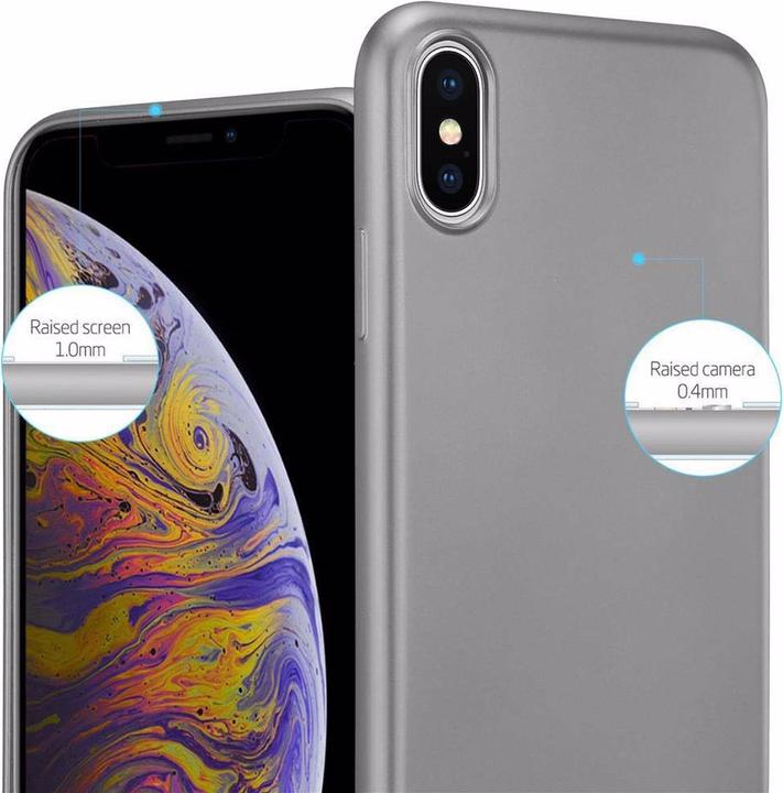 Productafbeelding Cadorabo TPU matte metalen hoes (Apple iPhone XS Max)
