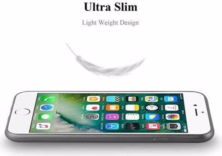Productafbeelding Cadorabo TPU Matte Metallic hoes (Apple iPhone 7 Plus, Apple iPhone 7s Plus, Apple iPhone 8 Plus)