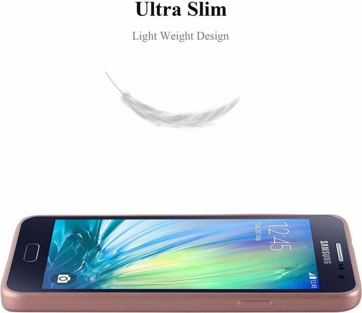 Actual product image Cadorabo TPU Matt Metallic Cover (Samsung Galaxy A3)