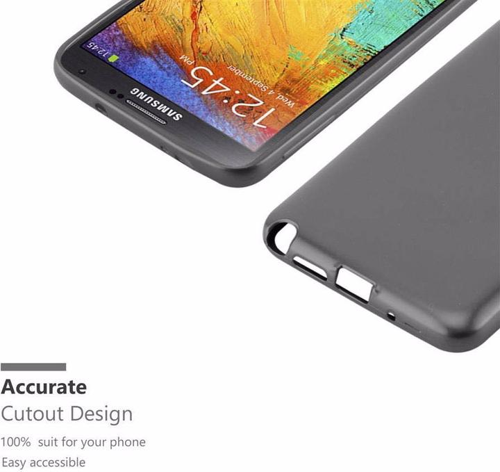 Actual product image Cadorabo TPU Matt Metallic Cover (Samsung Galaxy Note 3 Neo)