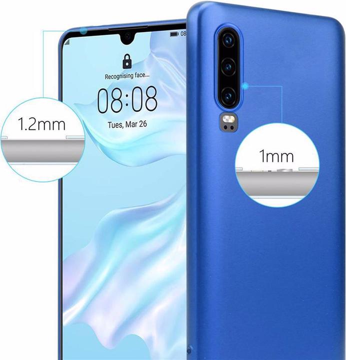 Productafbeelding Cadorabo TPU matte metalen hoes (Huawei P30)