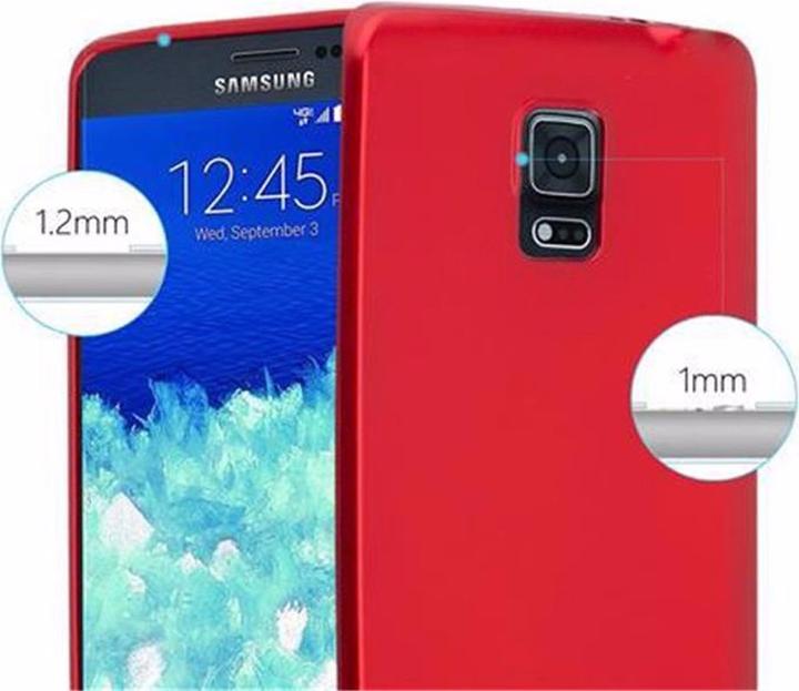 Actual product image Cadorabo TPU Matt Metallic Cover (Samsung Galaxy Note Edge)