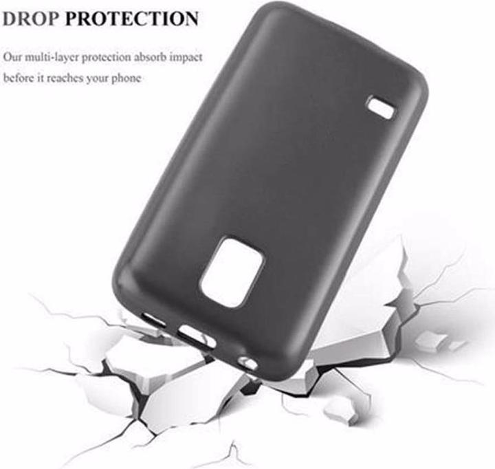 Produktbild Cadorabo TPU Matt Metallic Cover (Samsung Galaxy S5, Samsung Galaxy S5 Neo)