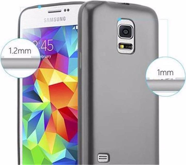 Produktbild Cadorabo TPU Matt Metallic Cover (Samsung Galaxy S5, Samsung Galaxy S5 Neo)