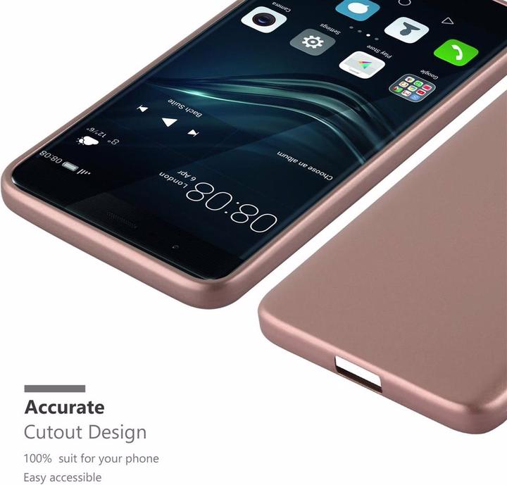 Productafbeelding Cadorabo TPU matte metalen hoes (Huawei P9 Plus)