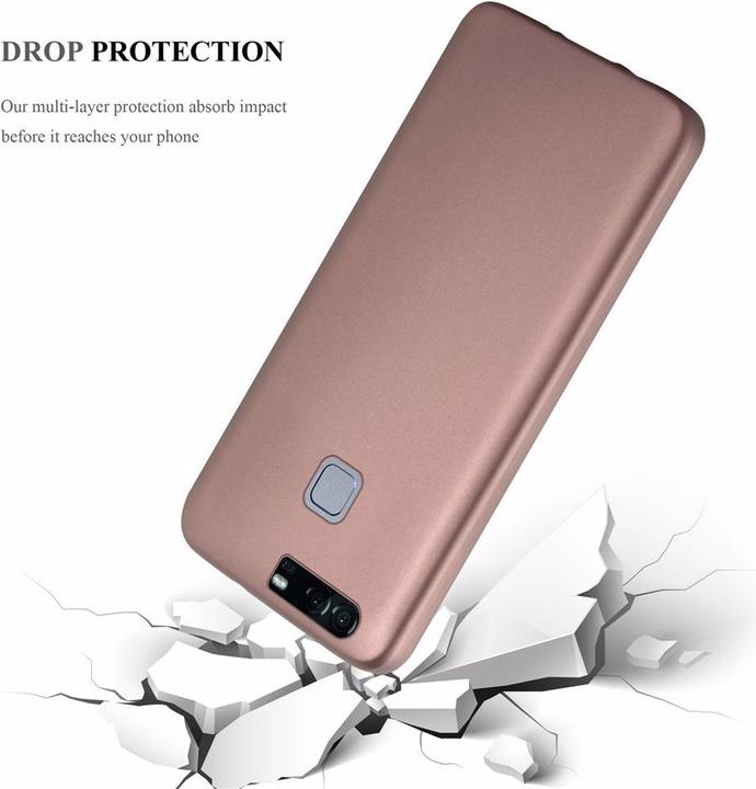 Productafbeelding Cadorabo TPU matte metalen hoes (Huawei P9 Plus)