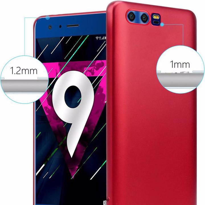 Image du produit Cadorabo Couverture métallique mate TPU (Honor 9)