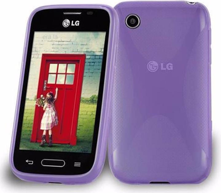 Actual product image Cadorabo TPU X-Line Cover (LG L40)