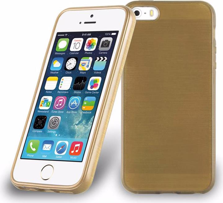 Productafbeelding Cadorabo TPU Geborstelde hoes (Apple iPhone 5)