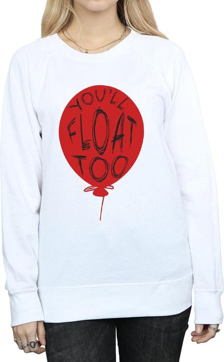 Actual product image Universal Textiles Womens/Ladies Pennywise You'll Float Too Sweatshirt (XL)