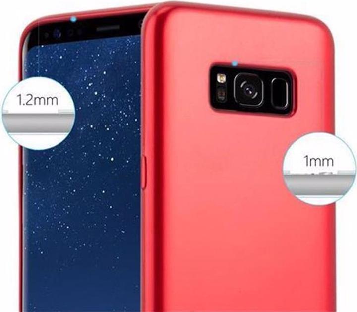 Productafbeelding Cadorabo TPU Matte Metallic hoes (Samsung Galaxy S8+)